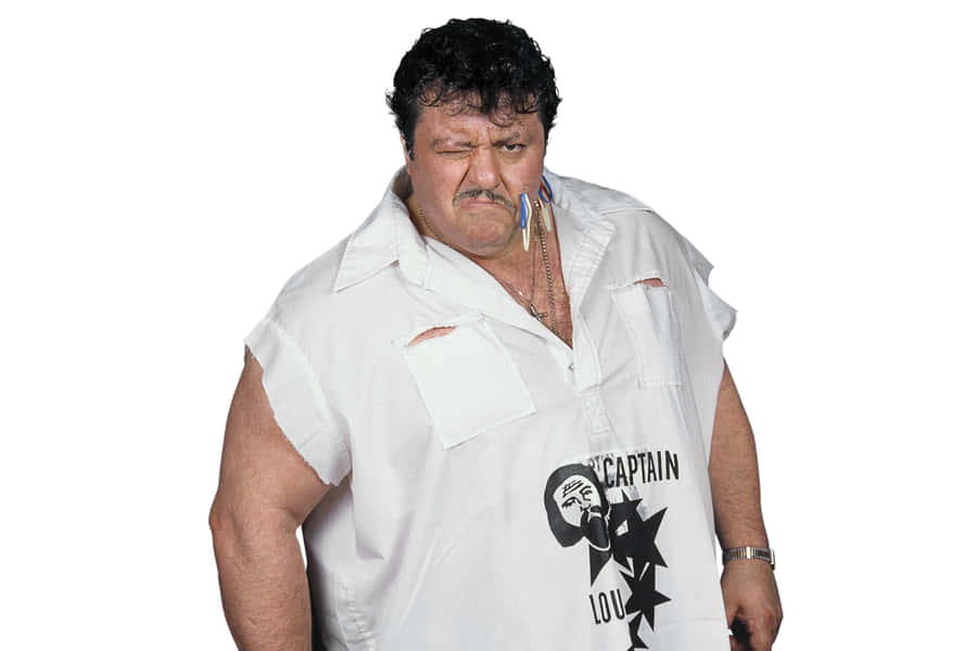 Captain Lou Albano Classic Pose Wallpaper