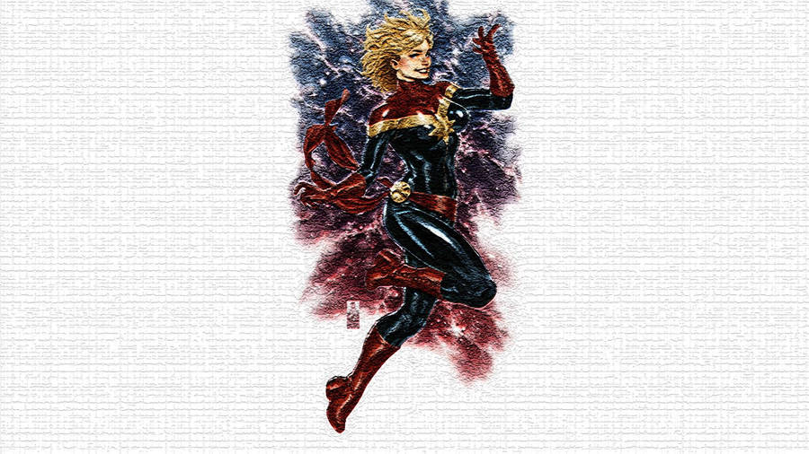 Captain Marvel Is Ready To Take Off In Stunning Nexus Fan Art Wallpaper