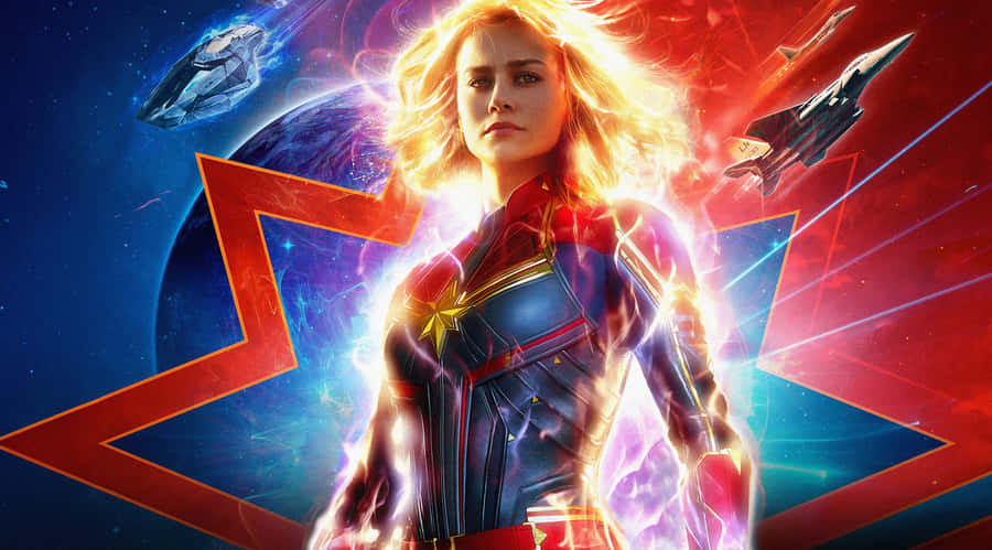 Captain Marvel Movie Poster Wallpaper