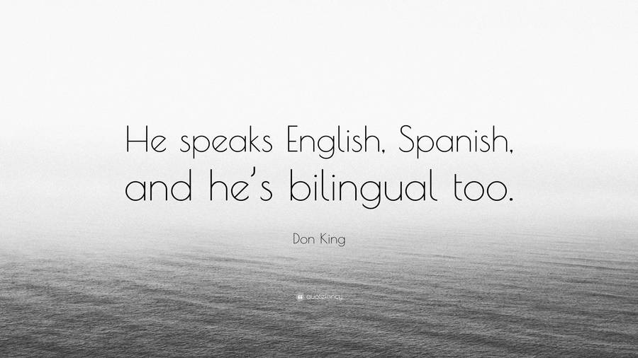 Caption: English To Spanish Transition Wallpaper