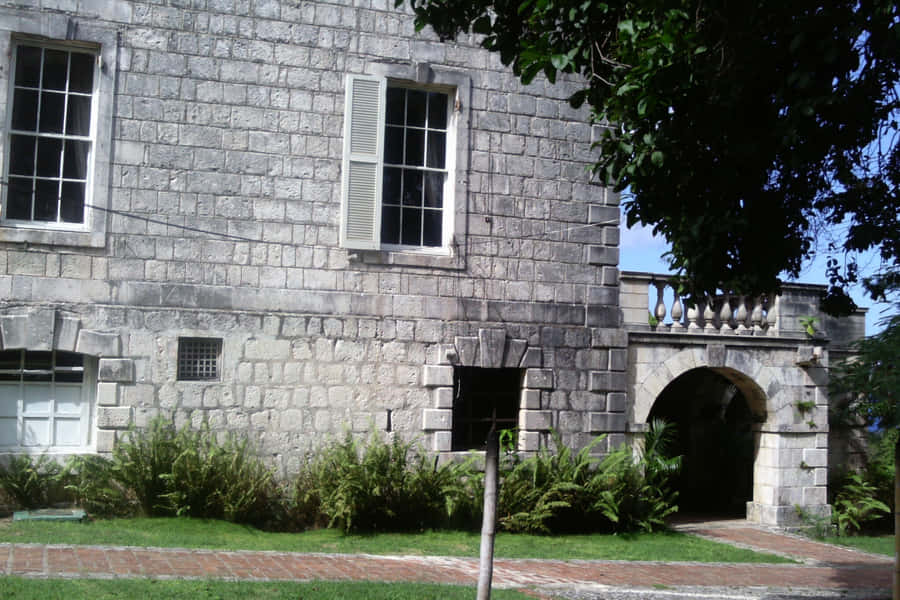 Caption: Enigmatic Charm Of Rose Hall Great House Wallpaper