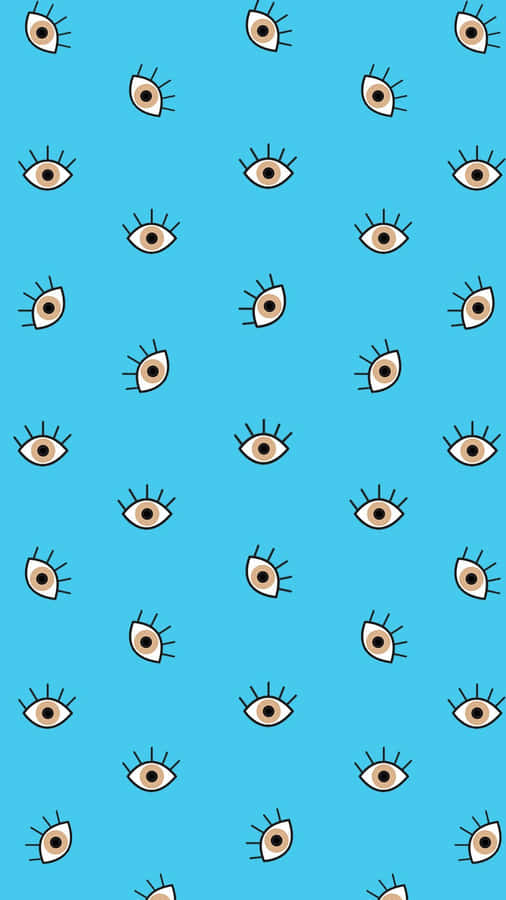 Caption: Mysterious Evil Eye Iphone Wallpaper Wallpaper
