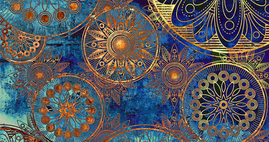 Caption: Picture-perfect Boho Christmas Setting Wallpaper