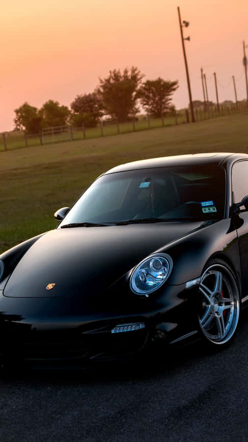 Caption: Sleek Porsche Iphone Wallpaper Wallpaper