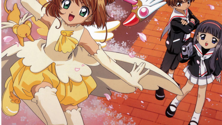 Cardcaptor Sakura Tomoyo Syaoran Scene Wallpaper