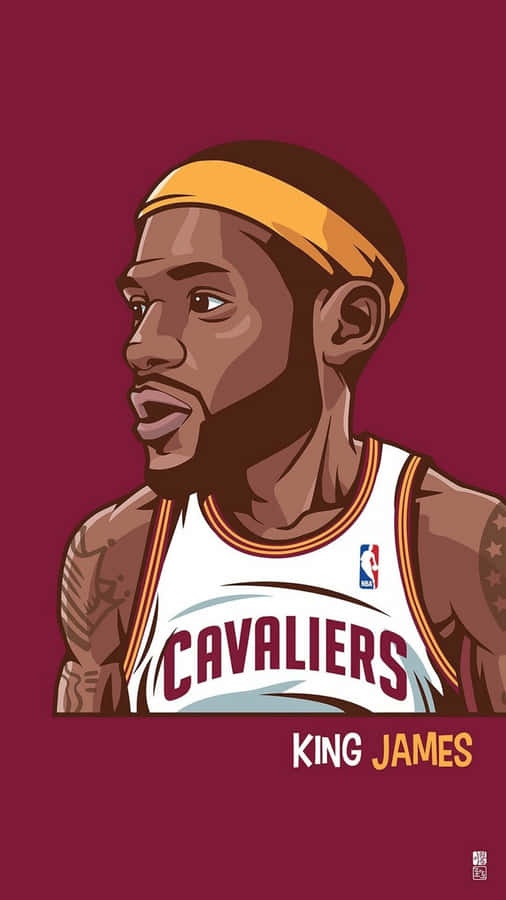 Cartoon Fun Of Nba Players Wallpaper