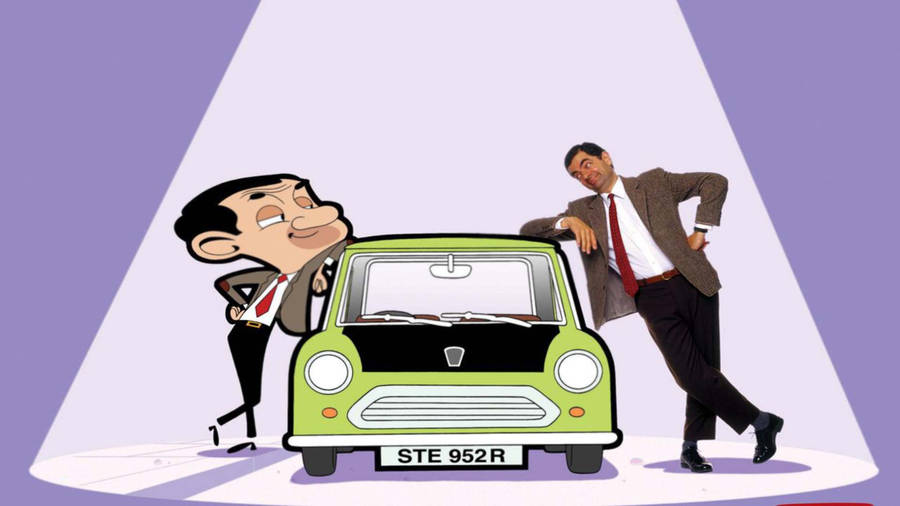 Cartoon Reality Mr. Bean Illustration Wallpaper