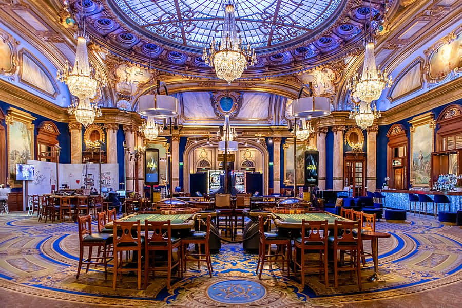 Casino De Monte Carlo La Salle Europe Wallpaper