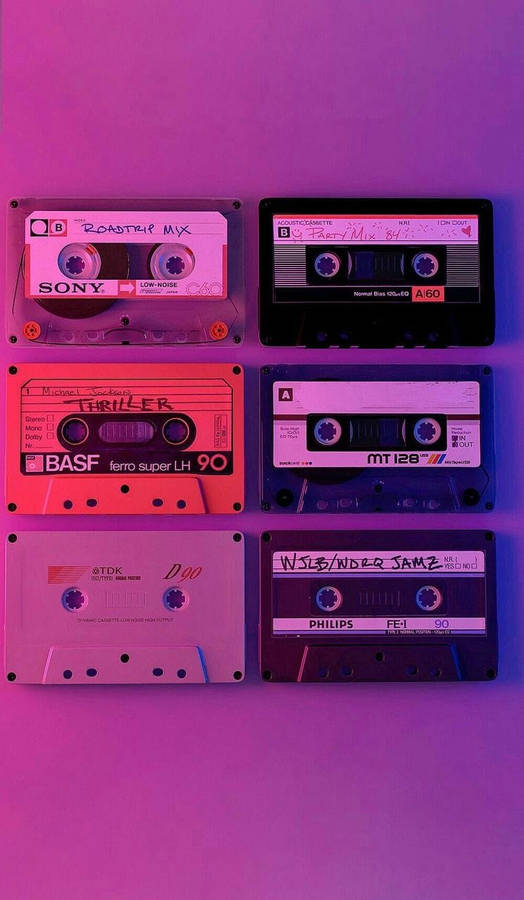 Cassette Tapes Music Aesthetic Wallpaper