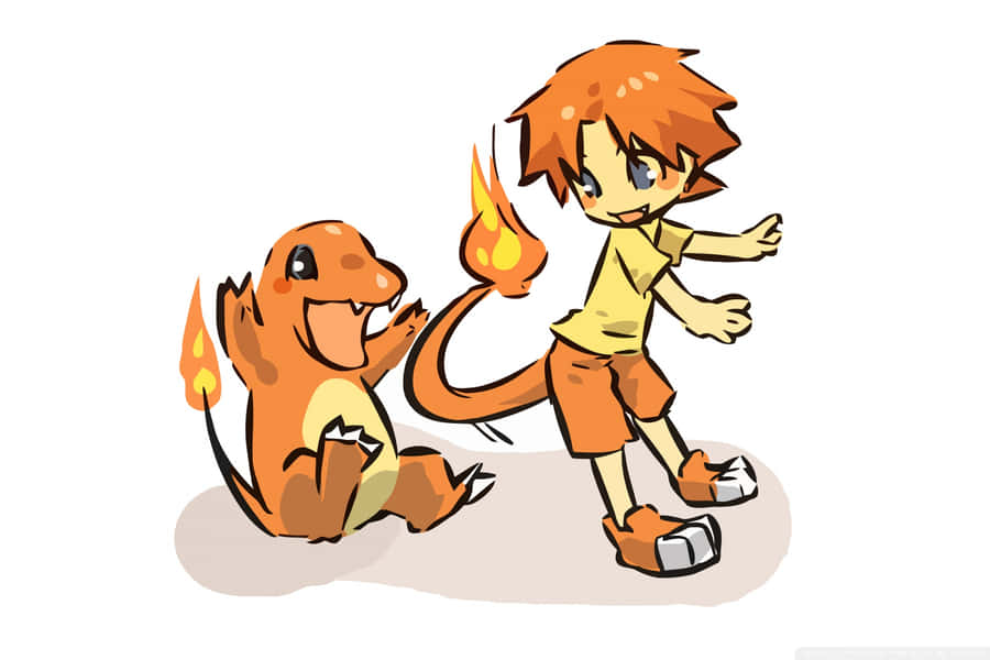Catch A Hot Fire: Cute Charmander Wallpaper