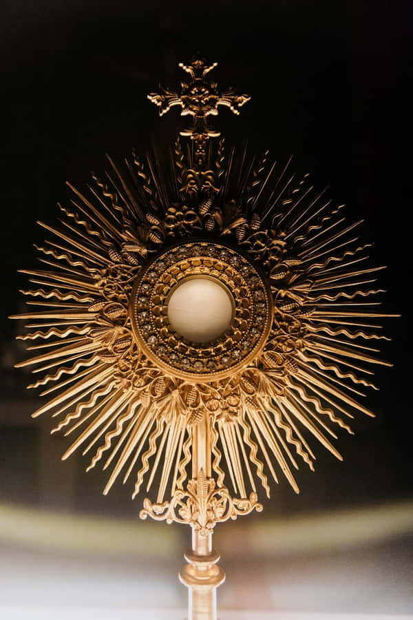 Catholic Phone Eucharist Adoration Photography Wallpaper