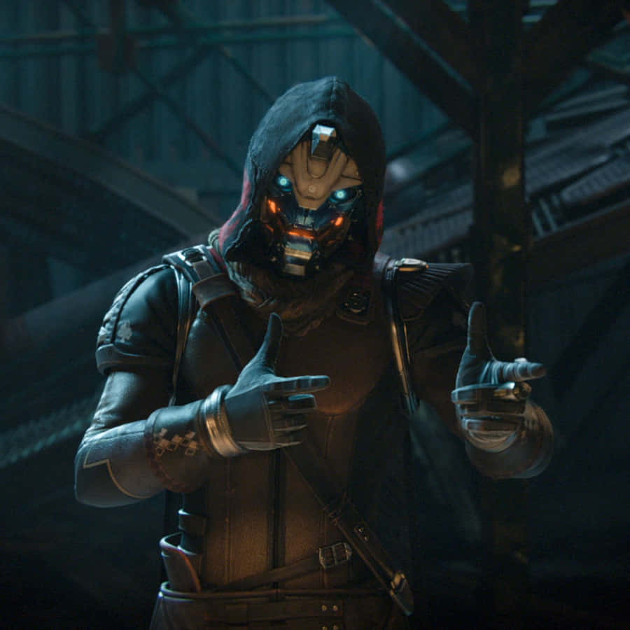 Cayde-6, The Legendary Exo Hunter In Action Wallpaper