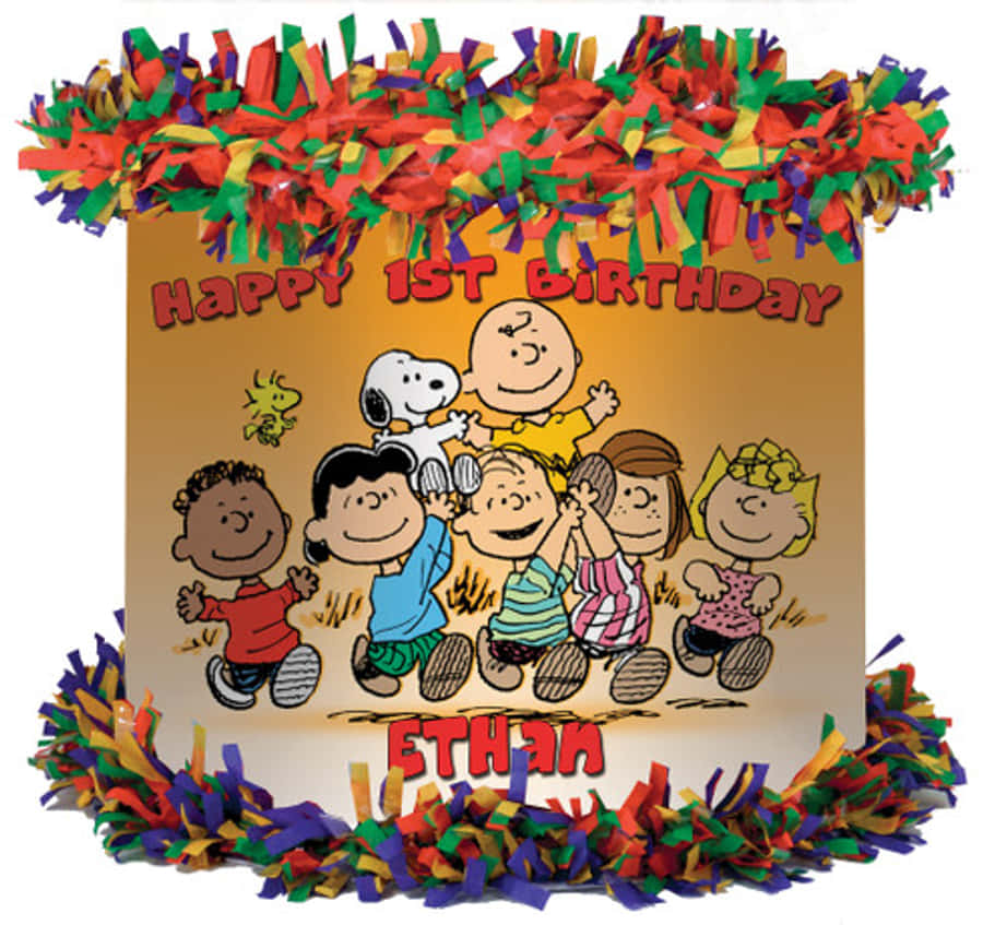 Celebrate A Very Special Day With Charlie Brown On His Birthday! Wallpaper