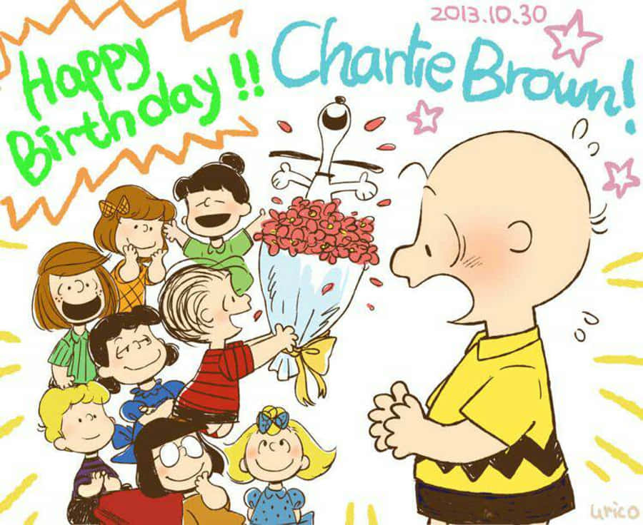 Celebrate Charlie Brown's Birthday With Your Friends. Wallpaper