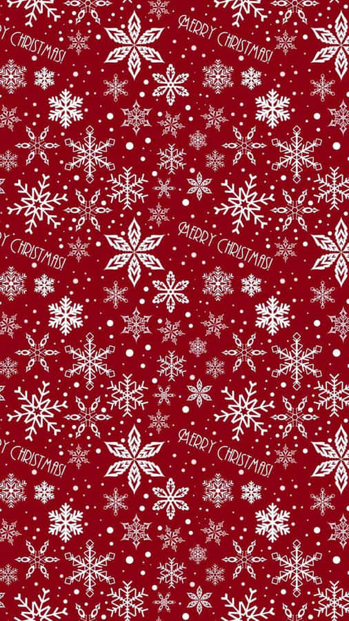 Celebrate Christmas With A Red Aesthetic Wallpaper
