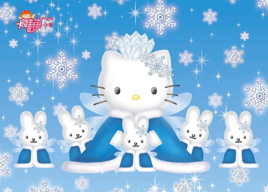 Celebrate Christmas With Hello Kitty Wallpaper