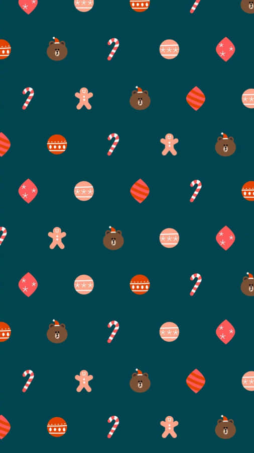 “celebrate Christmas With This Cute And Simple Decoration” Wallpaper