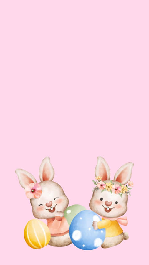 Celebrate Easter With The Easter Bunny! Wallpaper