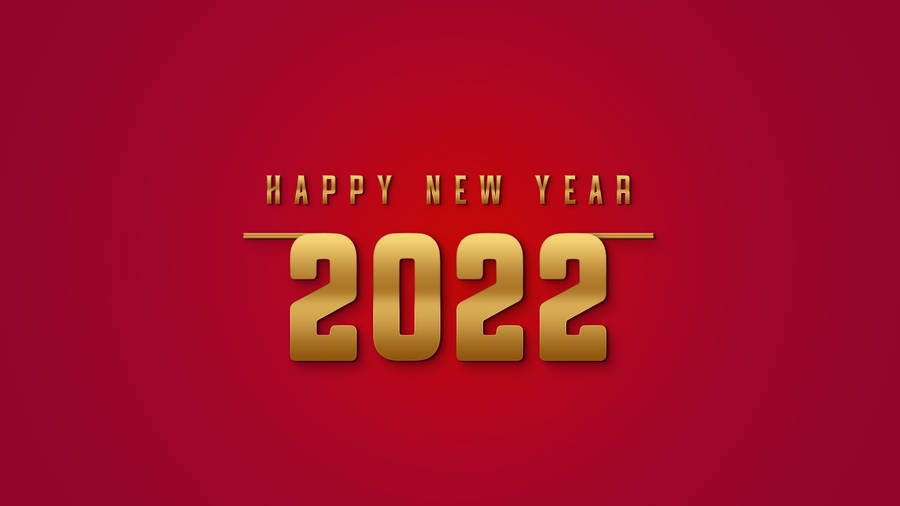 Celebrate Great Beginnings - Happy New Year 2022 Wallpaper