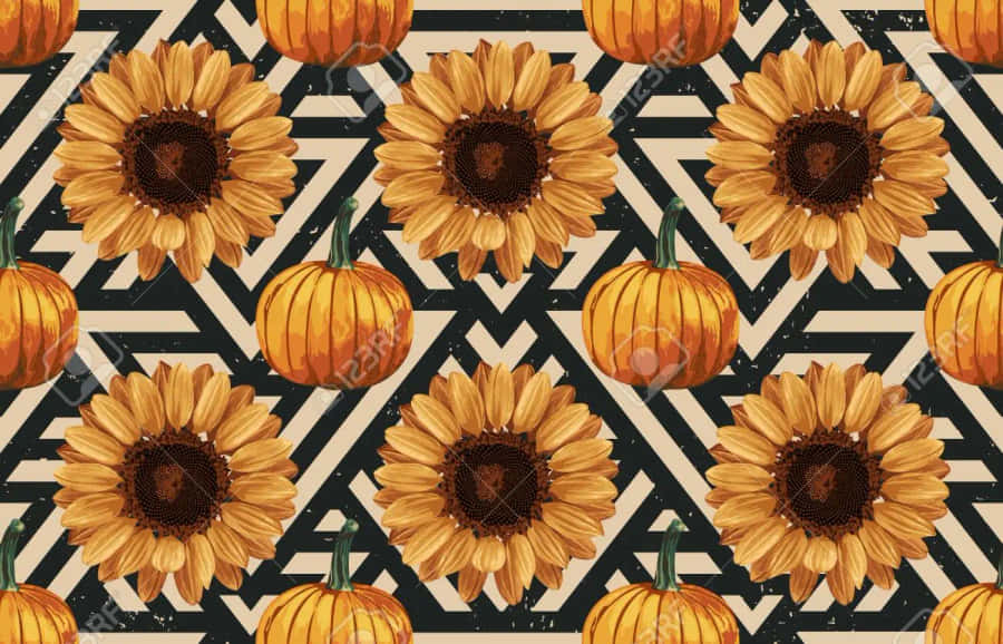 Celebrate The Autumn Season With A Vintage Style Wallpaper