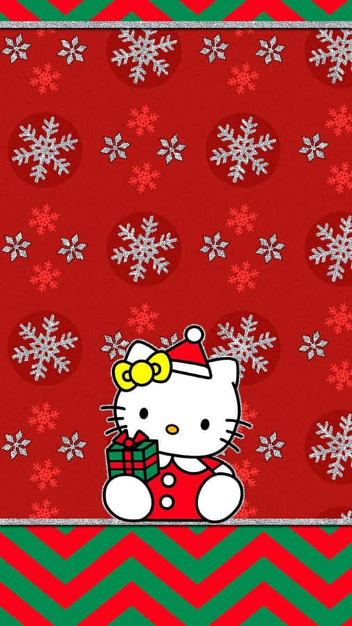 Celebrate The Holidays With Hello Kitty Wallpaper