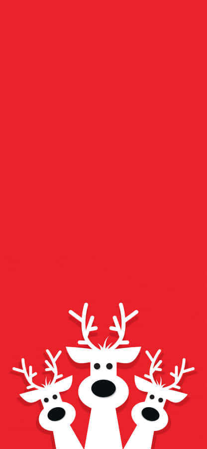 Celebrate The Holidays With This Red Christmas Iphone Wallpaper
