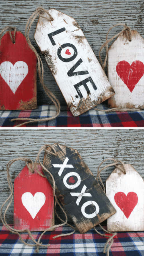 Celebrate Valentine's Day With A Rustic Charm Wallpaper