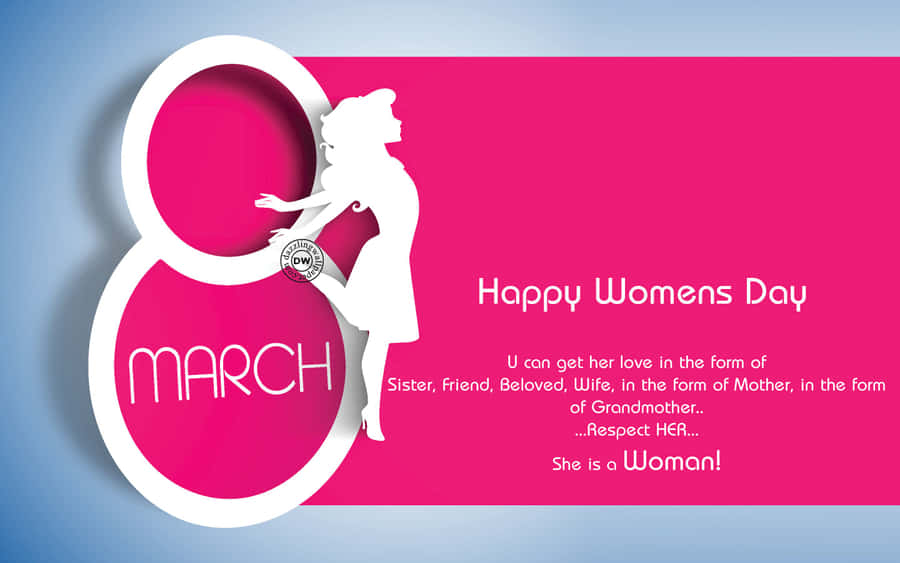 Celebrating Strength And Grace: Happy Women's Day Wallpaper