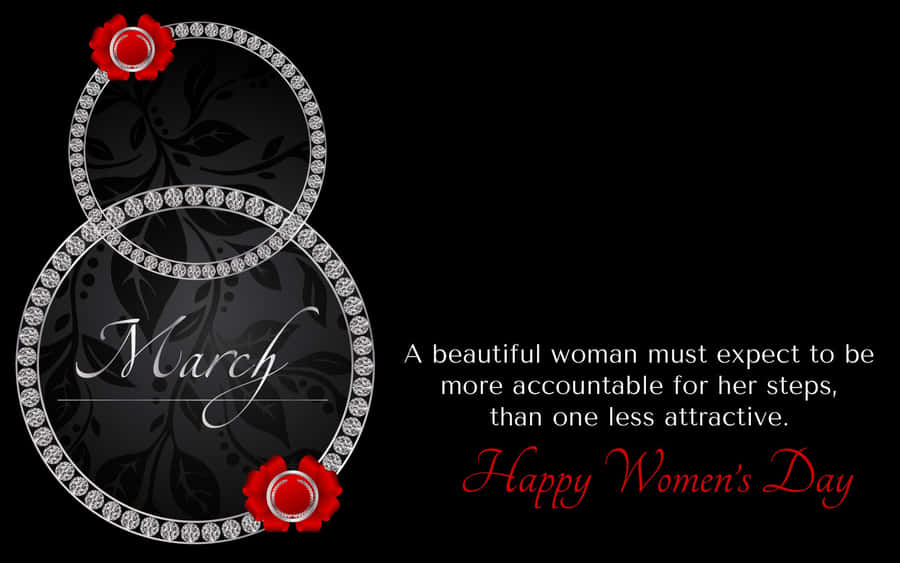 Celebrating Strength - Happy Women's Day Wallpaper