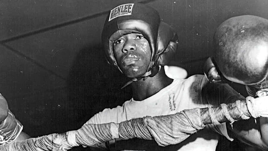 Champion Boxer Ike Williams In Training Gear Wallpaper