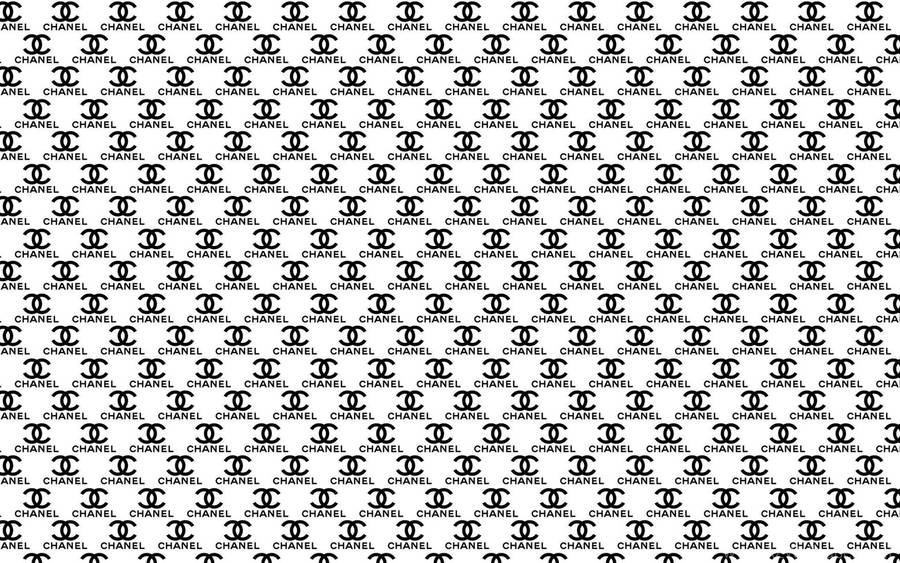 Chanel Logo Pattern Wallpaper