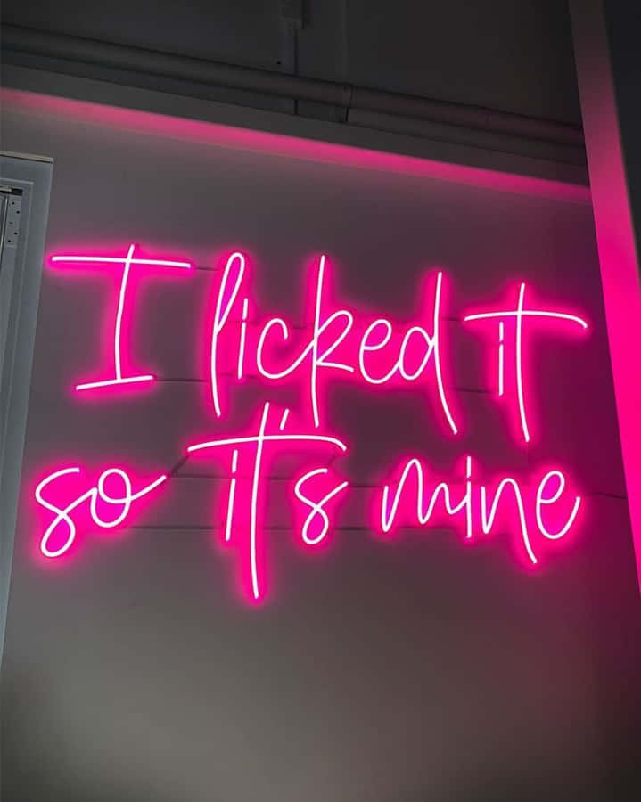 Channel Your Inner Bad Girl With Pink Wallpaper