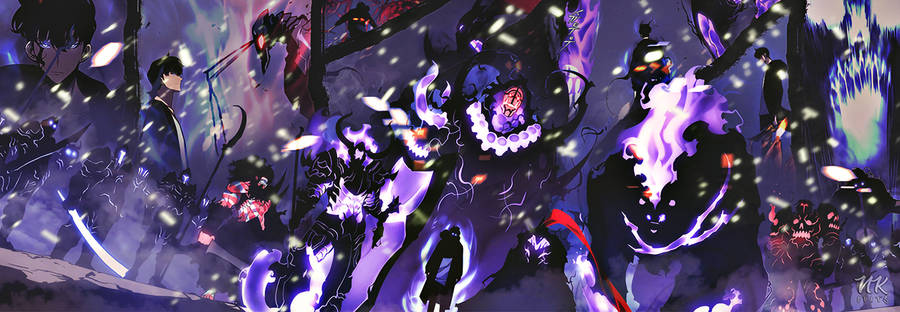 Characters From Solo Leveling 4k Wallpaper