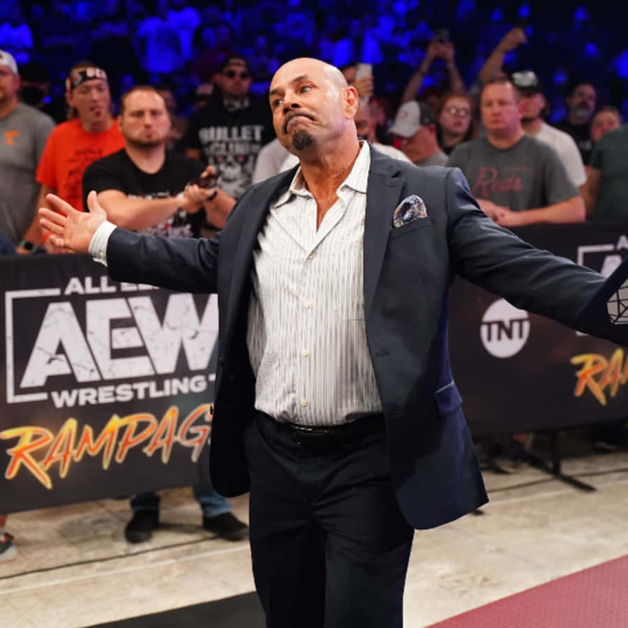 Chavo Guerrero Jr. At Aew Event 2021 Wallpaper