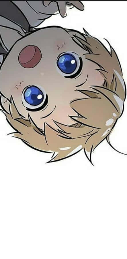 Cheerful Baby Anime Character Wallpaper