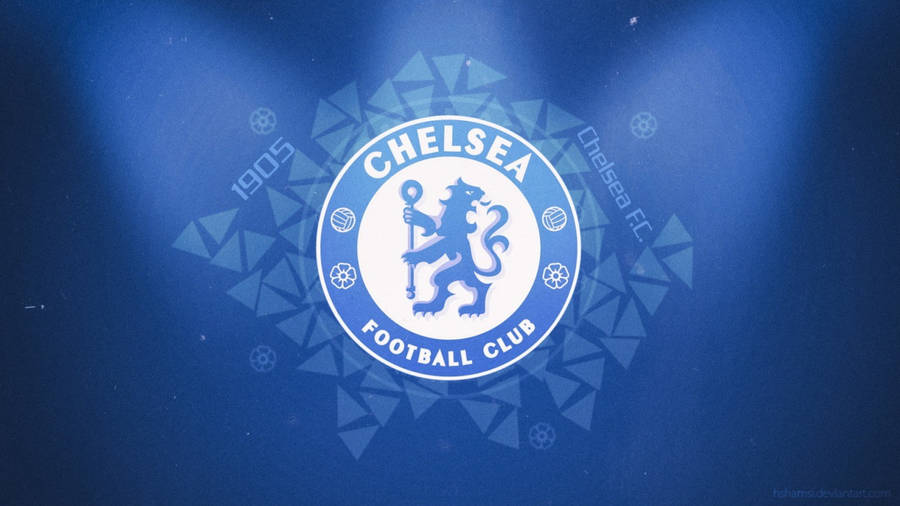 Chelsea In Digital Blue Theme Wallpaper