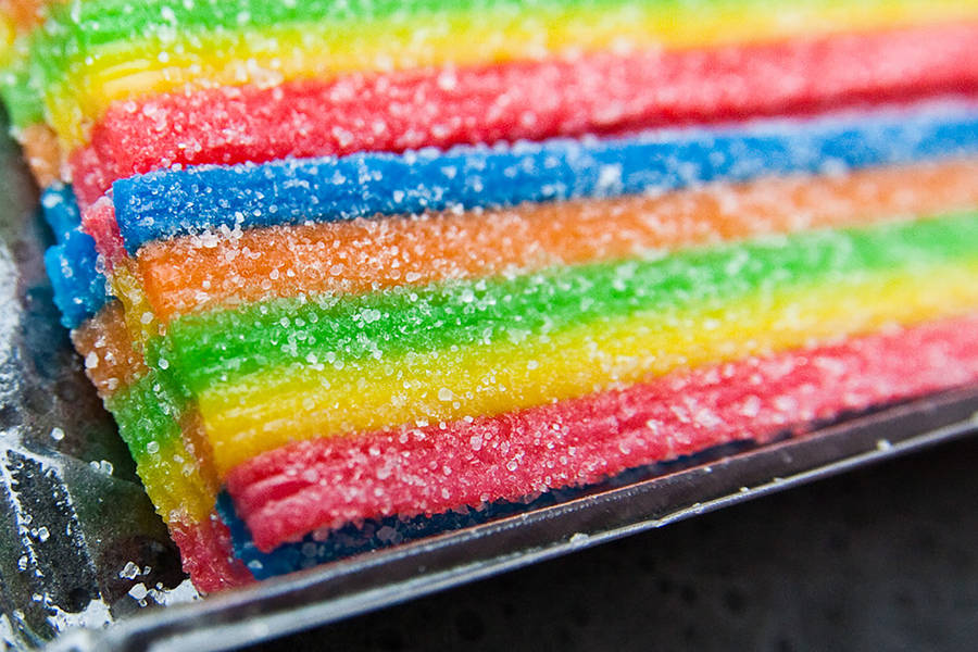 Chewy Sour Strips Up-close Wallpaper