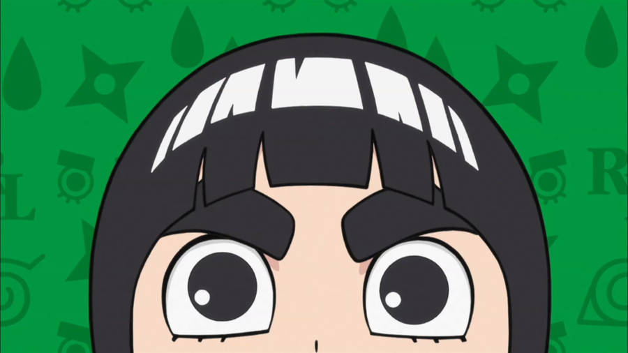 Chibi Half Face Rock Lee Wallpaper