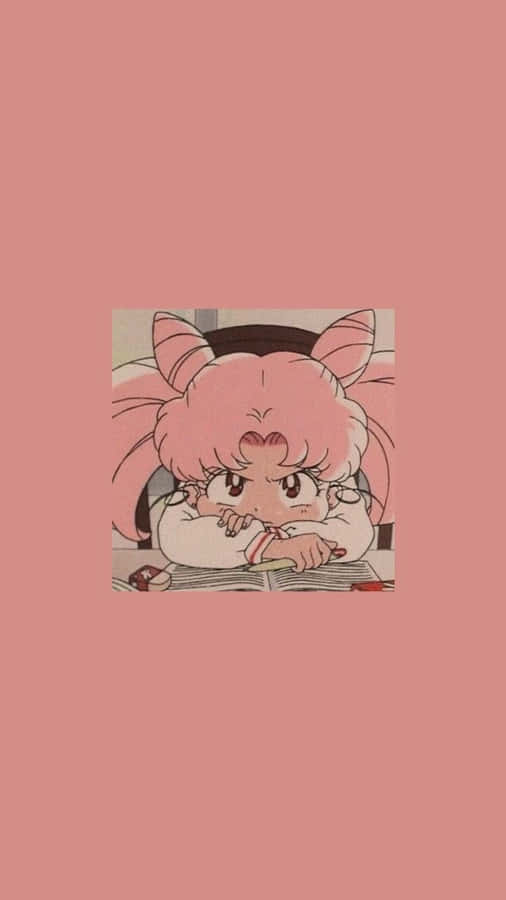 Chibiusa Tsukino, The Ever-determined Pupil Of Sailor Moon Wallpaper