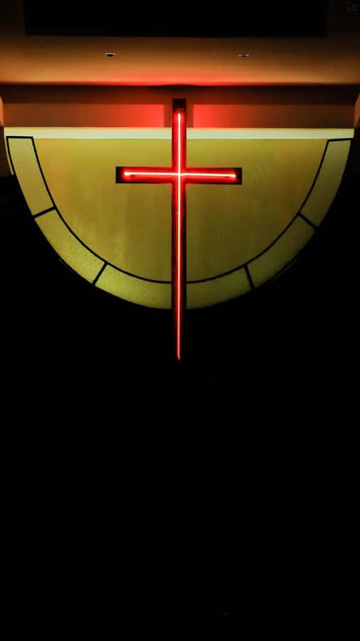 Chic Cross Phone Lock Screen Wallpaper