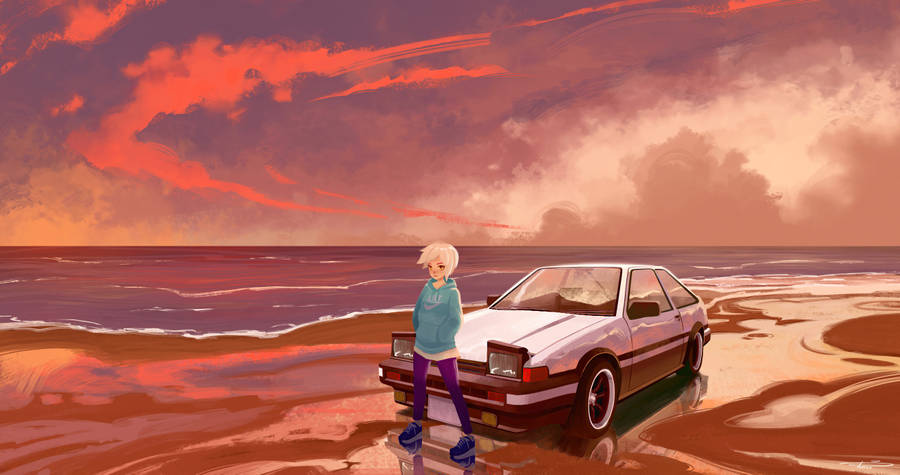 Chill 4k Anime Girl Wallpaper