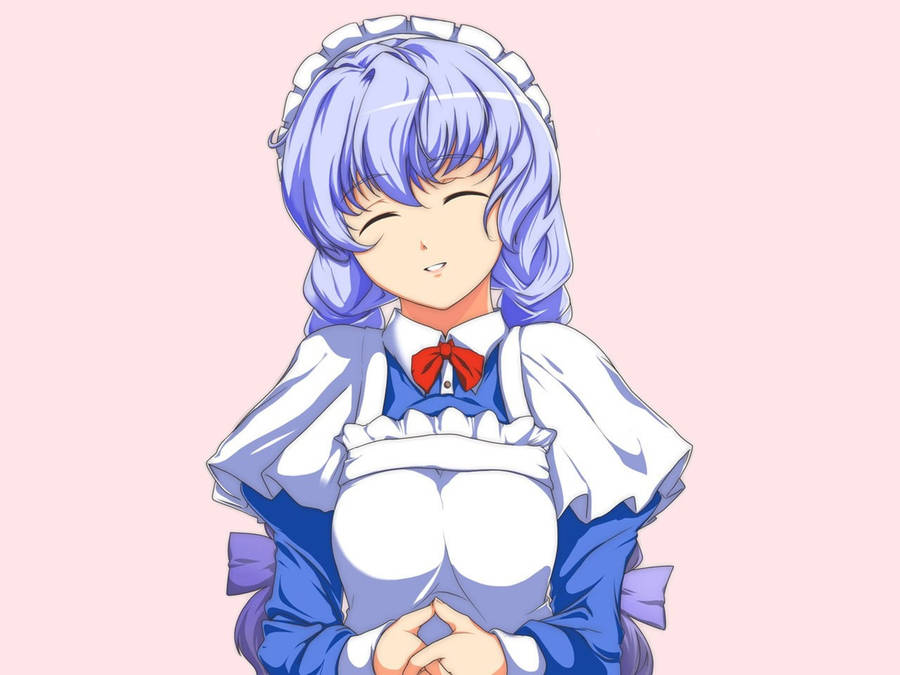 Chobits Yuzuki Smiling Wallpaper