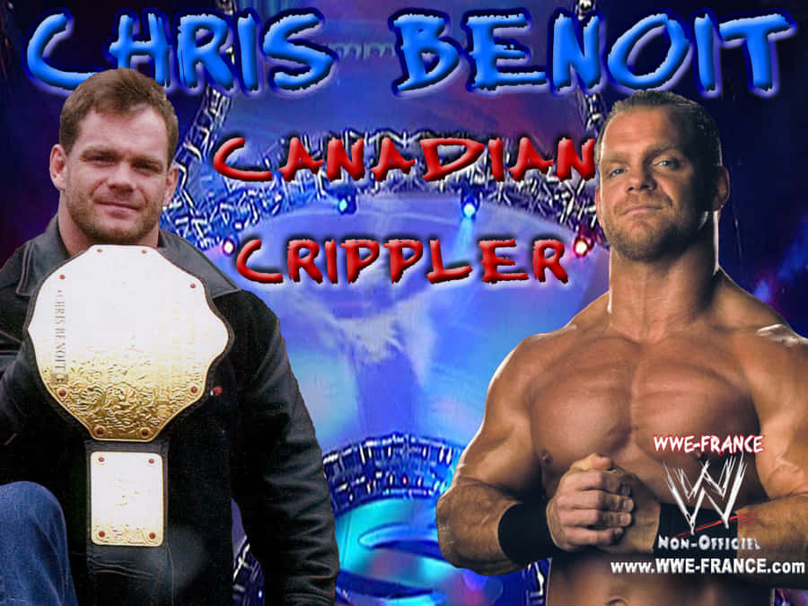 Chris Benoit, The Canadian Crippler In The Ring Wallpaper