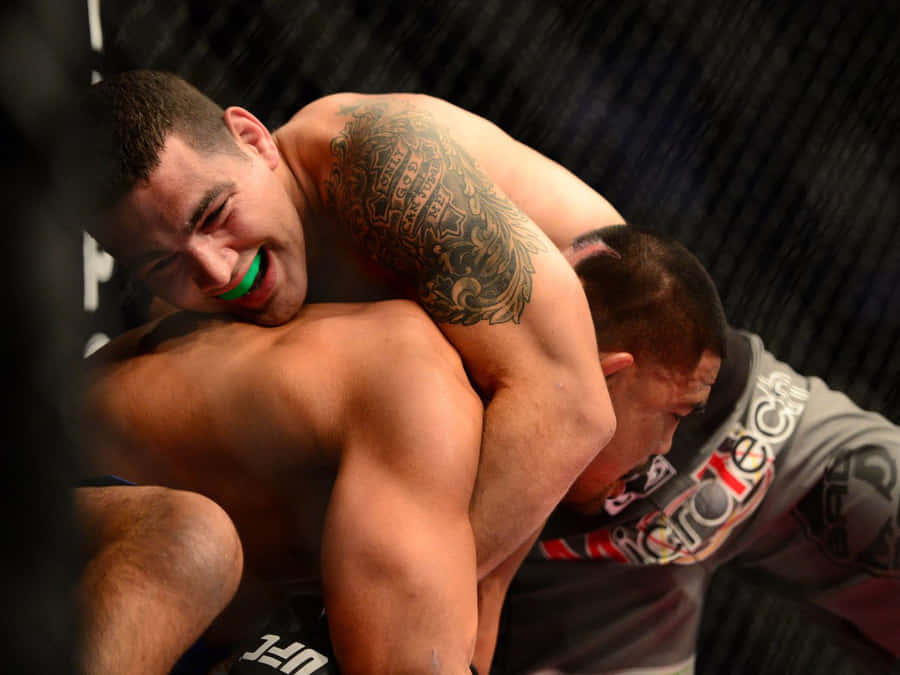 Chris Weidman Holding Opponent Wallpaper