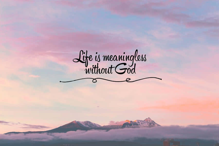 Christian Desktop Mountain View Wallpaper