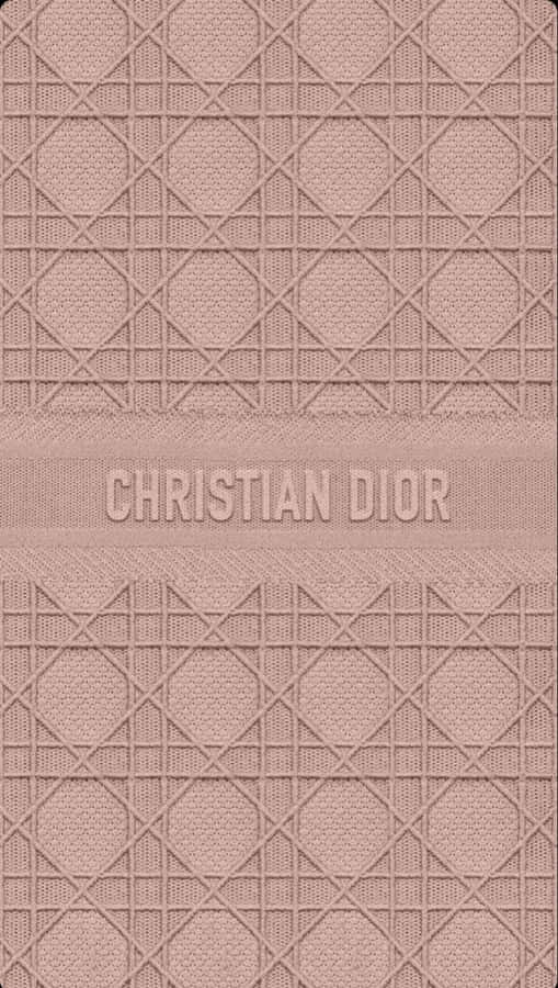 Christian Dior Logo Pattern Wallpaper