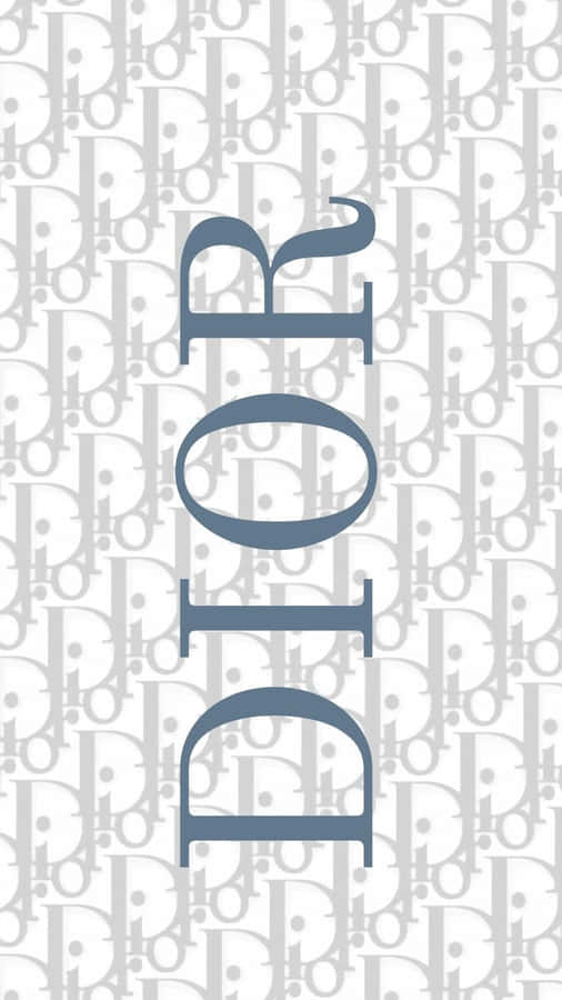 Christian Dior Logo Pattern Wallpaper