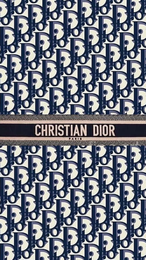 Christian Dior Pattern Wallpaper Wallpaper