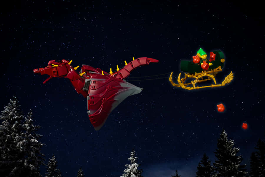 Christmas Elves Spread Joy During The Most Magical Time Of The Year Wallpaper