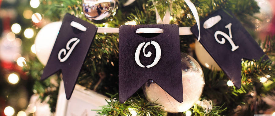 Christmas Joy Banner Wallpaper